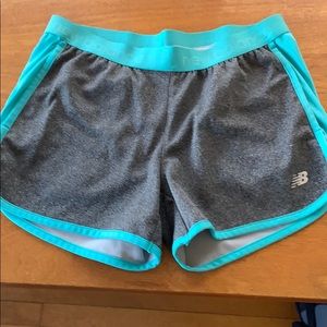 New balance blue and gray athletic shorts